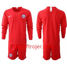 Chile Fodboldtrøjer Børn Hjemmebanesæt 2018/19 Langærmet